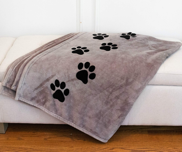 Pawprints Left by You Pet Memorial Blanket