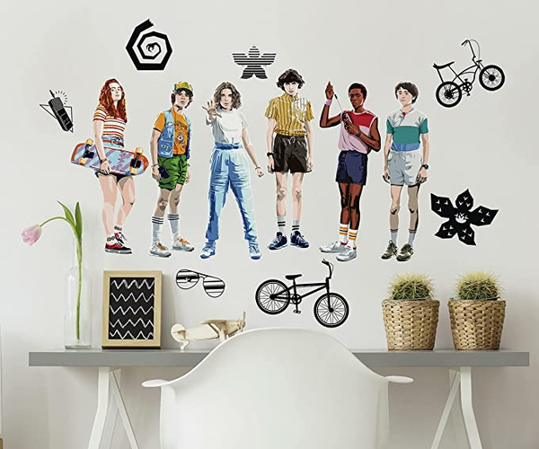 Peel and Stick Stranger Things Wall Decals