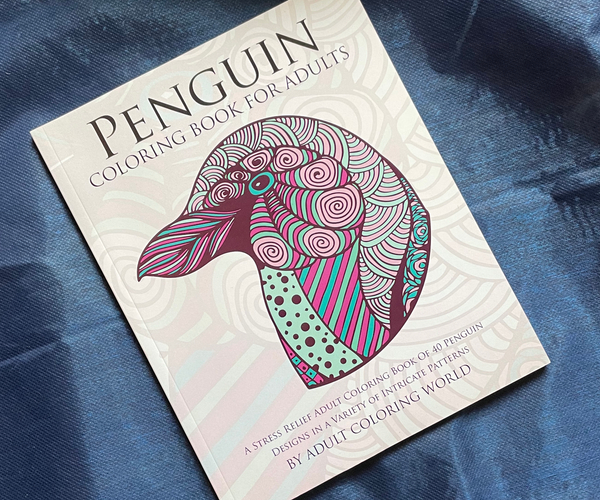 Penguin Coloring Book for Adults