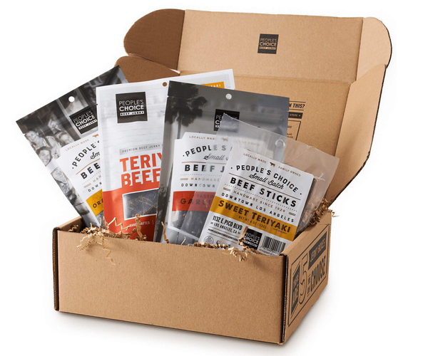People's Choice Beef Jerky Sampler Gift Box