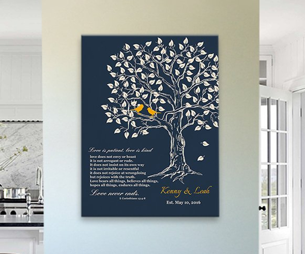 Personalized Anniversary Family Tree