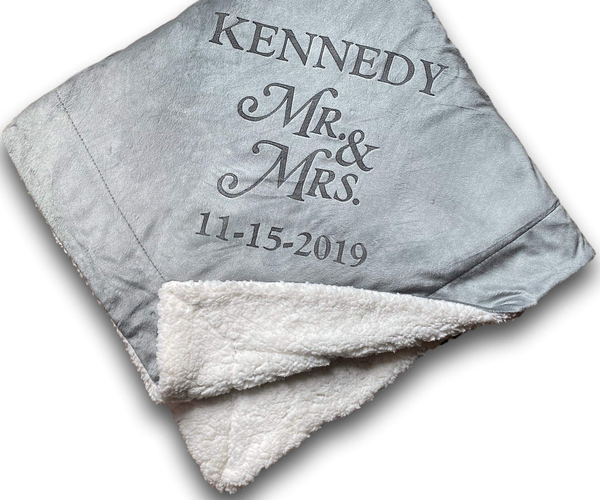 Personalized Couples Blanket