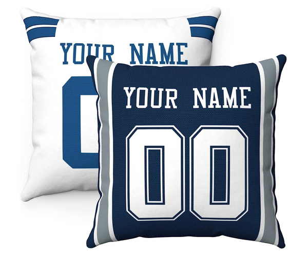 Personalized Dallas Cowboys Jersey Pillows