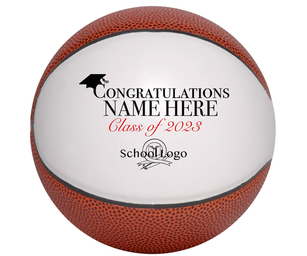 Personalized Graduation Basketball