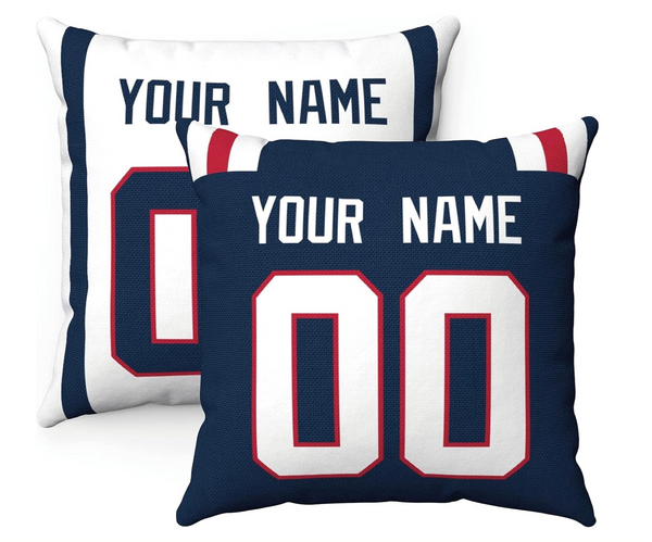 Personalized New England Patriots Jersey Pillow
