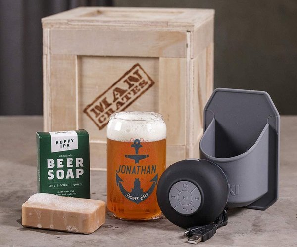 Personalized Shower Beer Crate