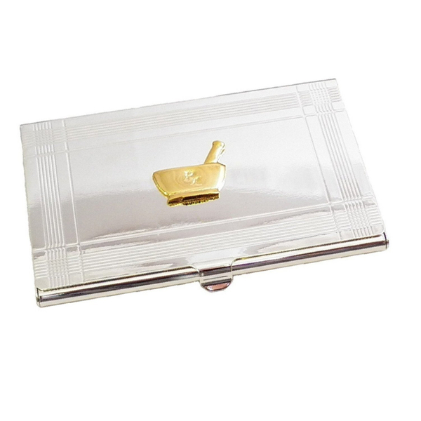 Pharmacy Emblem Business Card Holder