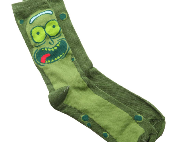 Pickle Rick Crew Socks