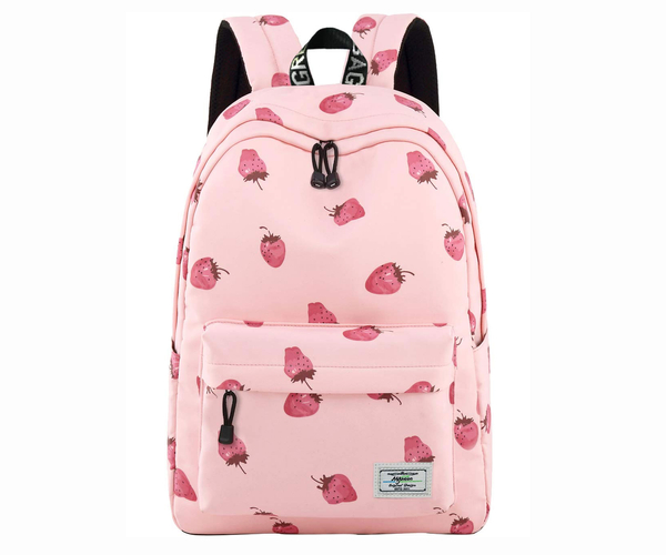 Pink Strawberry Backpack