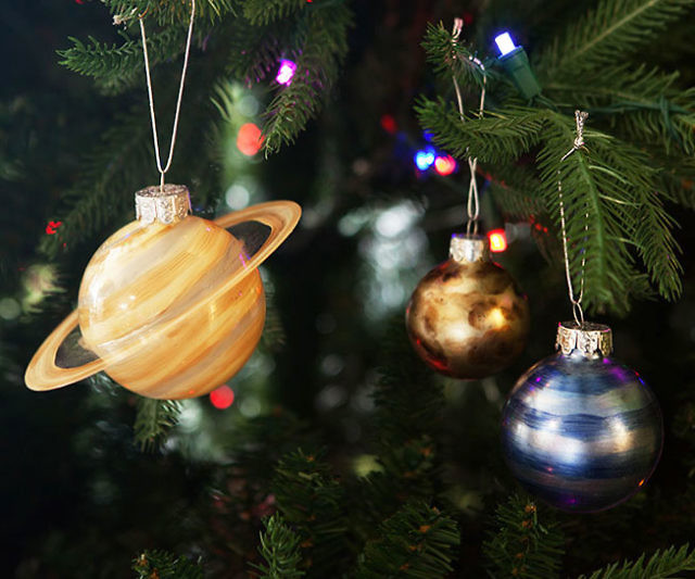 Solar System Christmas Tree Ornaments