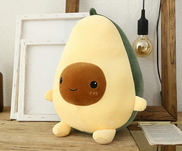 Plush Avocado Pillow