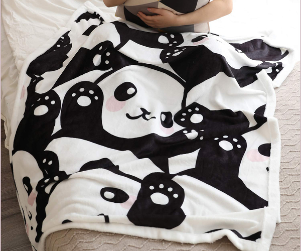 Plush Panda Blanket