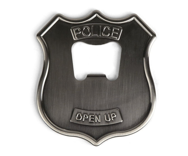 Police Badge Bottle Opener