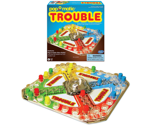 Pop-o-Matic Trouble Board Game