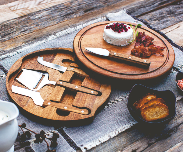 Portable Cheese Board With Cheese Tools