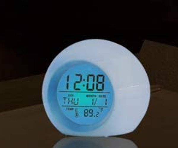 Portable Nightlight Alarm Clock