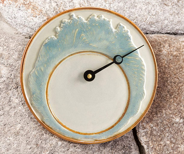 Pottery Tide Clock