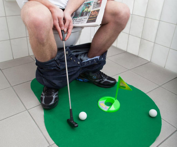 Potty Putter Putting Mat