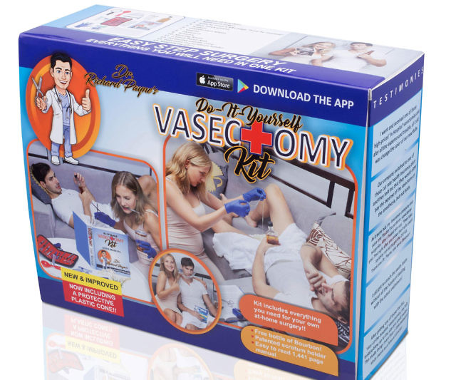 Prank DIY Vasectomy Kit Gift Box