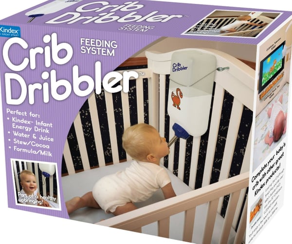 Prank Gift Box Baby Crib Dribbler