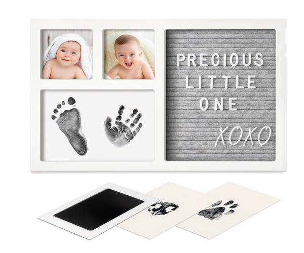 Precious Little One Hand and Footprint Letterboard Frame