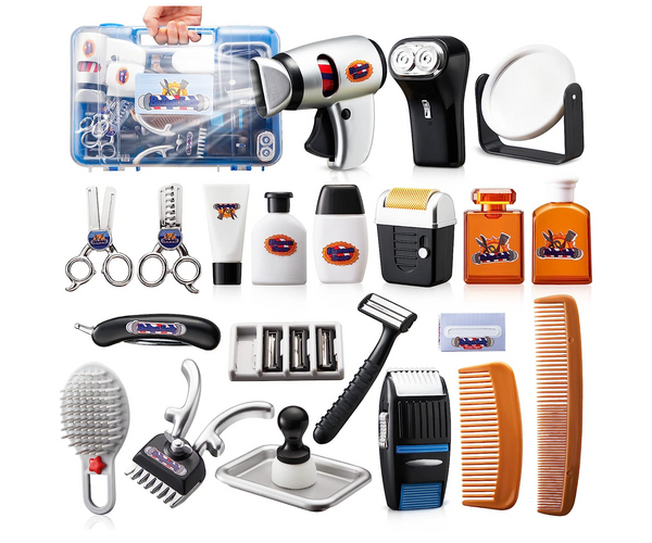 Pretend Play Barber and Shaving Set