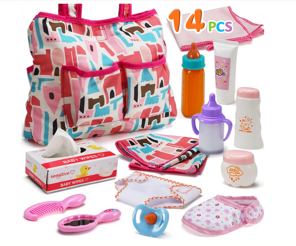 Pretend Play Diaper Bag Set