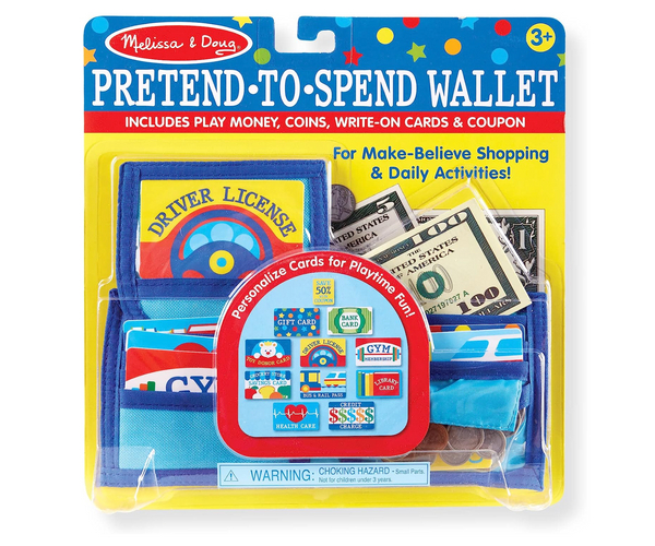 Pretend to Spend Play Wallet Set