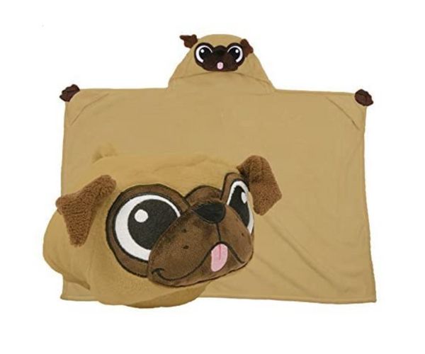 Pug Pillow/Blanket Combo Cape