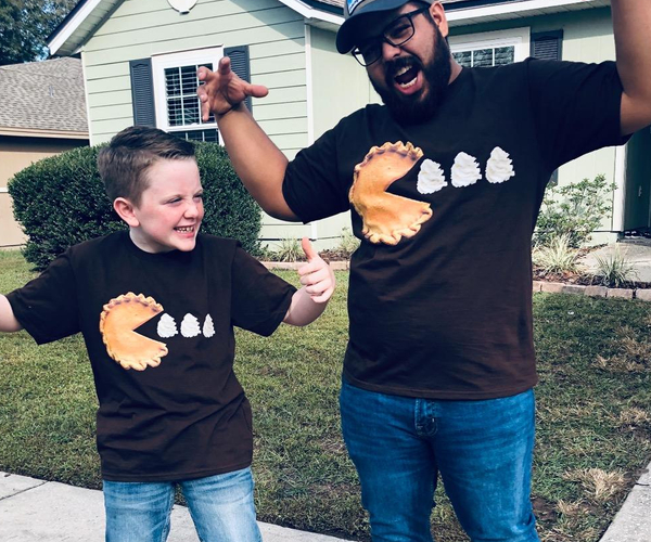 Pumpkin Pie Pac Man Shirt