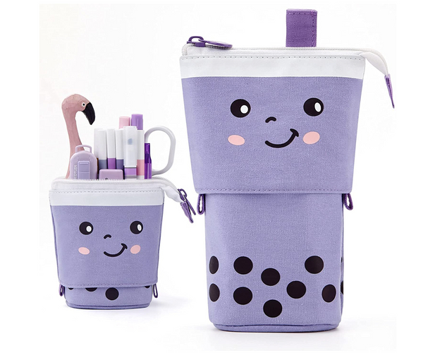 Purple Boba Office Supply Holder