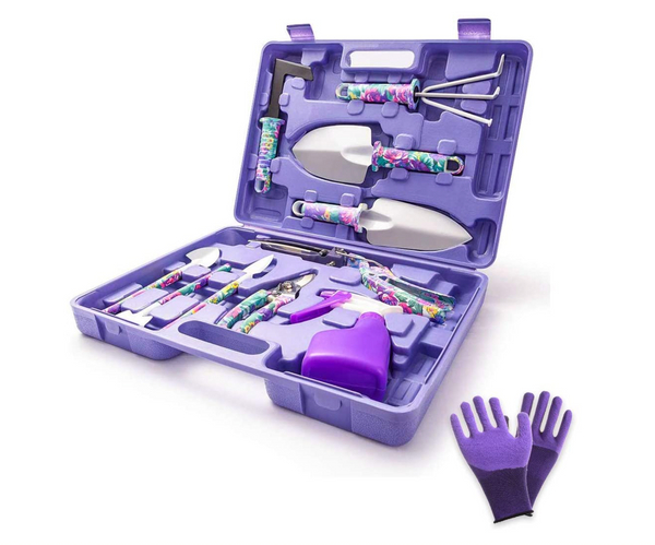 Purple Gardening Tool Gift Set