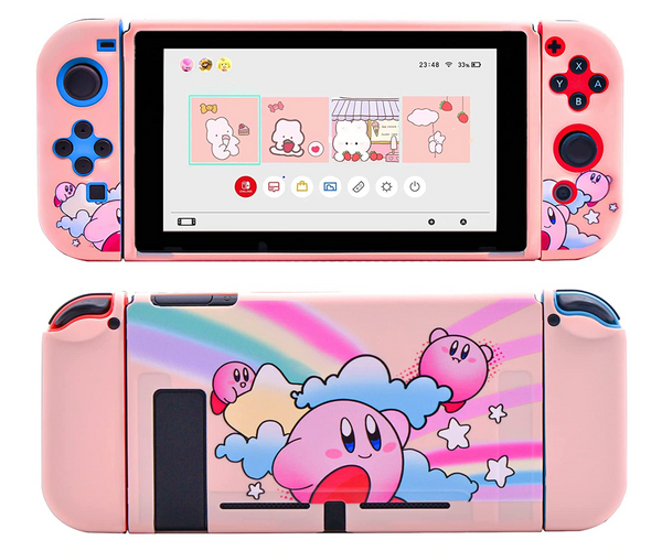 Kirby Themed Nintendo Switch Cover