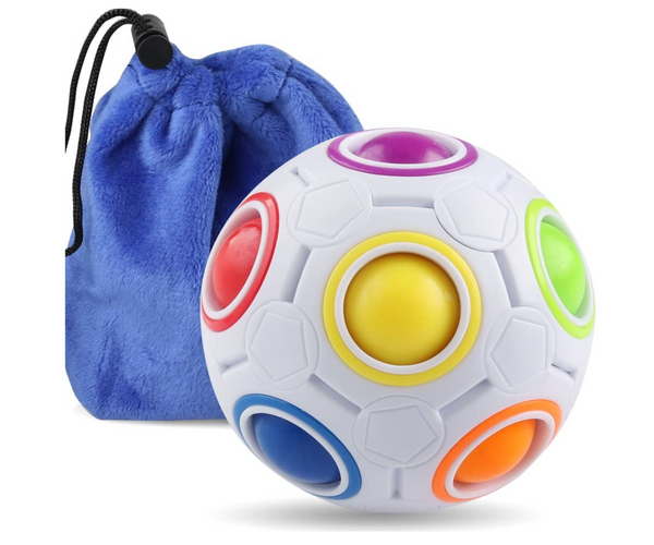 Rainbow Puzzle Ball Sensory Toy