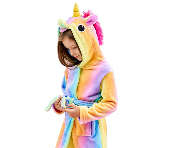 Rainbow Unicorn Bathrobe