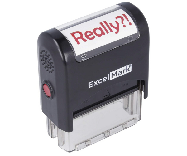 Really?! Funny Self-Inking Stamp