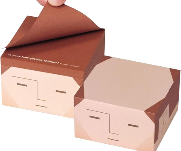 Receding Hairline Guy Funny Sticky Notes