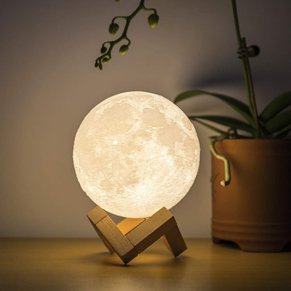 Rechargeable 3D Moon Lamp