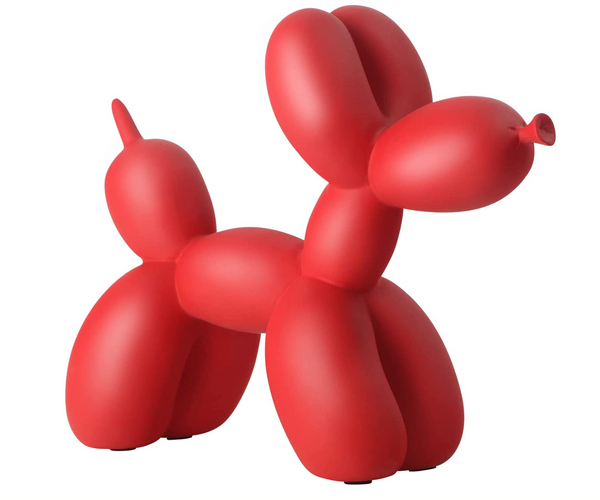 Red Balloon Dog Statue