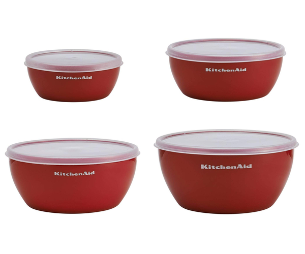 Red KitchenAid Prep Bowls