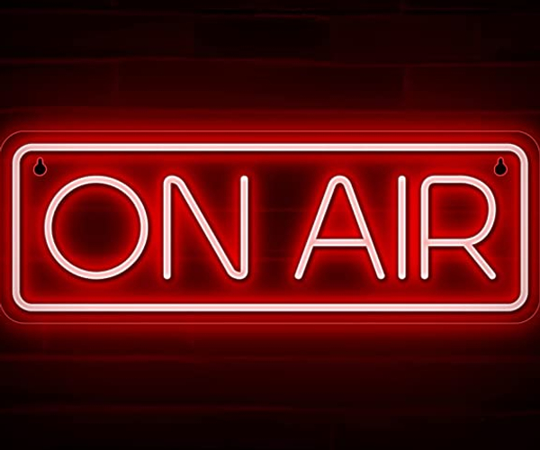Red On Air LED Neon Sign
