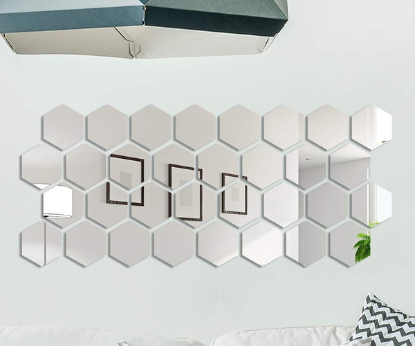 Removable Acrylic Mirror Wall Stickers