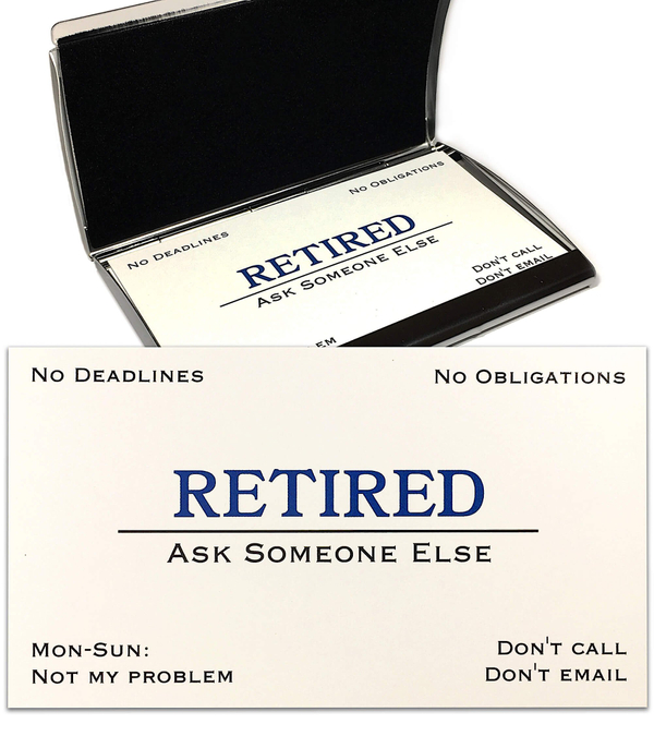 Retired Business Cards