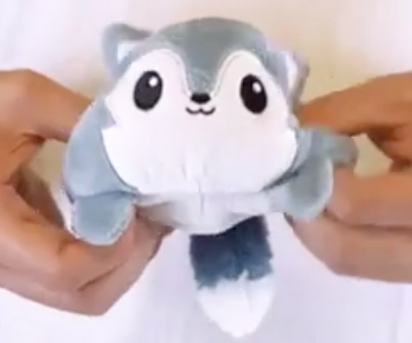 Reversible Wolf Sensory Plush