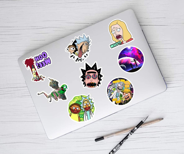 Rick and Morty 50 Pack of Stickers