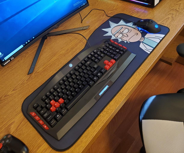 Rick and Morty Extended Size Professional Gaming Mouse Pad