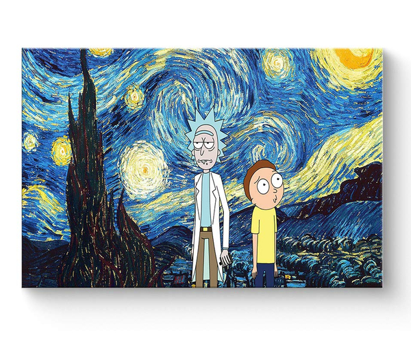 Rick and Morty Fine Art Wall Decor