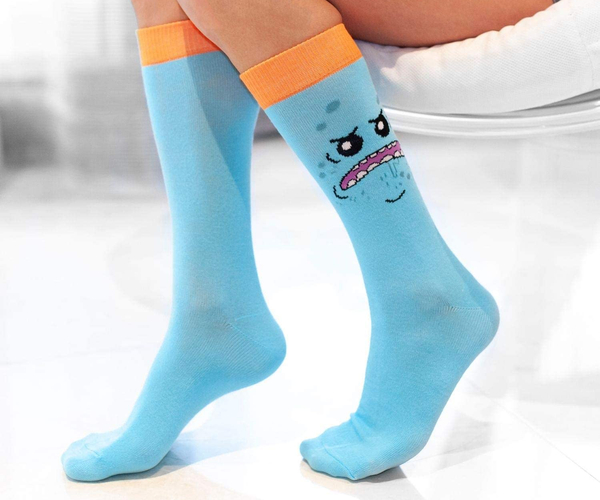 Rick And Morty Mr. Meeseeks Crew Socks