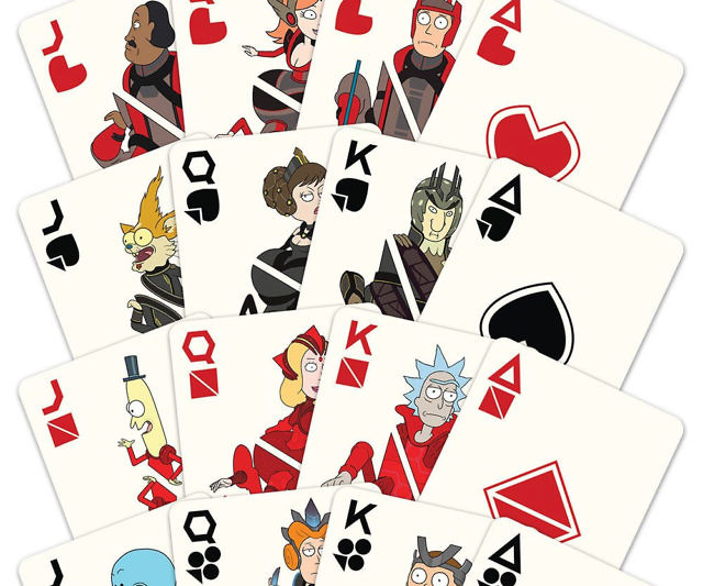 Rick And Morty Playing Cards