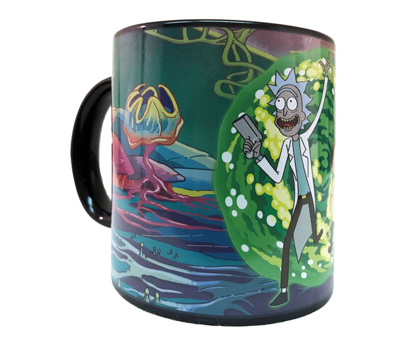 Rick And Morty Portal Heat Reactive Coffee Mug